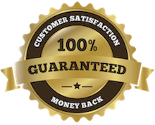 All of our products are 100% satisfaction guaranteed